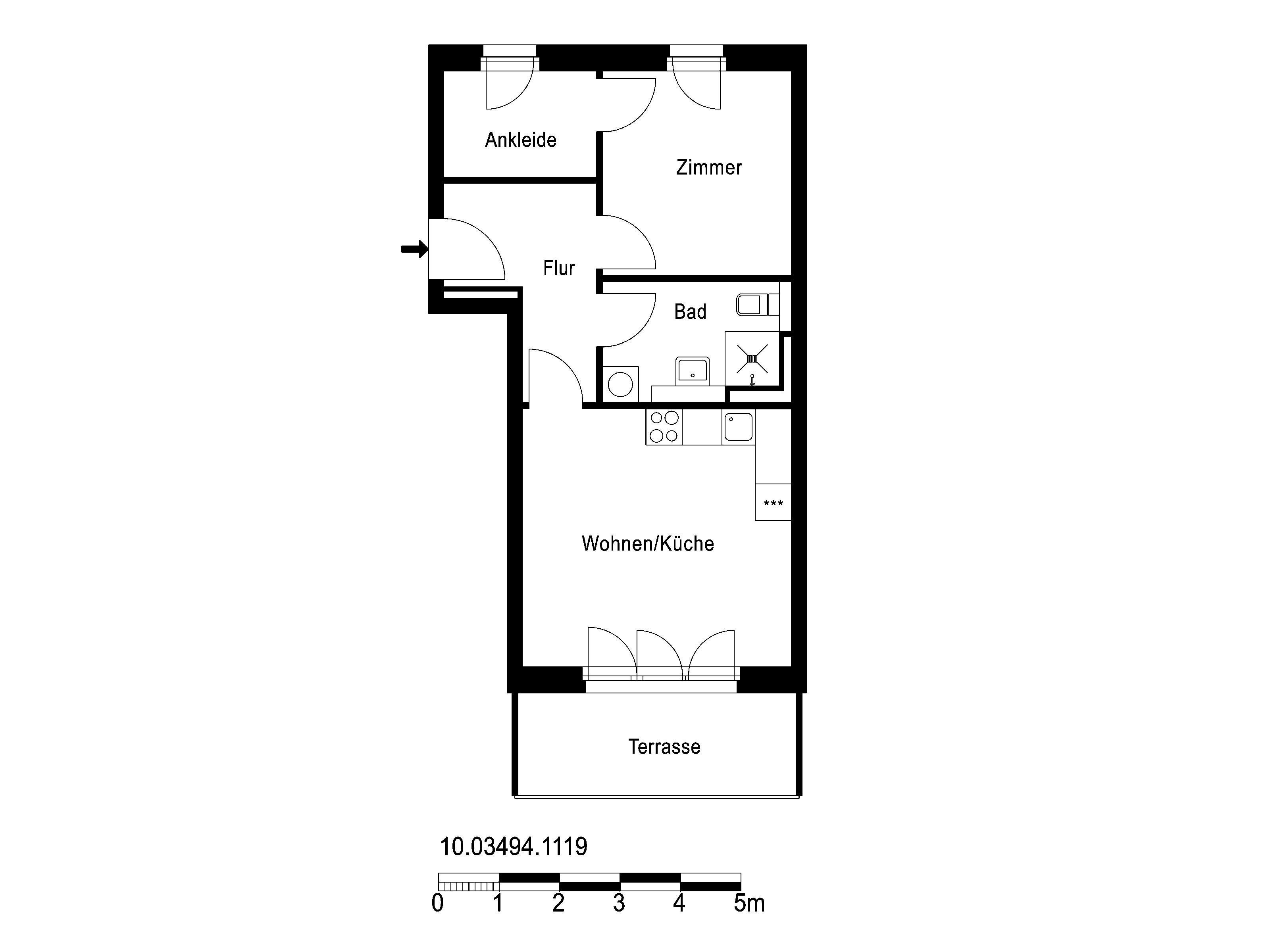 Wohnung zur Miete 817 € 2 Zimmer 48,7 m²<br/>Wohnfläche 4.<br/>Geschoss Marianne-Foerster-Straße 11 Heinersdorf Berlin 13089