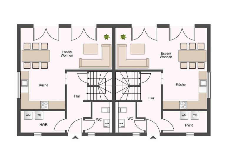 Doppelhaushälfte zur Miete - Erstbezug 1.715 € 4 Zimmer 108 m² 1 m² Grundstück frei ab sofort Stade 21680