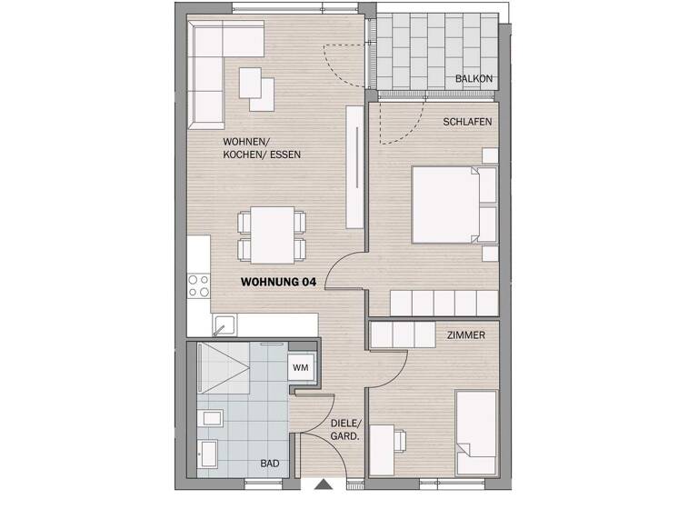 Wohnung zum Kauf - Erstbezug 422.800 € 3 Zimmer 69,4 m² Schnait Weinstadt 71384