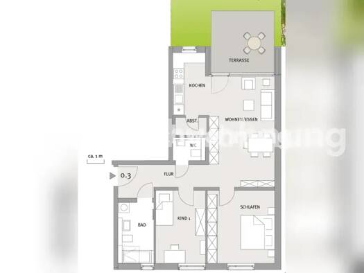 Wohnung zur Miete Tauschwohnung 1.150 € 3 Zimmer 85 m² EG Schallstadt Schallstadt 79227
