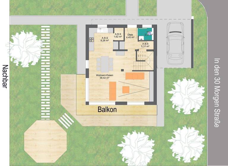 Einfamilienhaus zum Kauf - Erstbezug provisionsfrei 859.900 € 4 Zimmer 130 m² 500 m² Grundstück Ingelheim am Rhein 55263