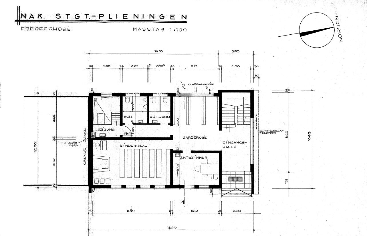 Büro-/Praxisfläche zur Miete provisionsfrei 1.800 € 4 Zimmer 306 m²<br/>Bürofläche Luzernestraße 11 Plieningen Stuttgart 70599