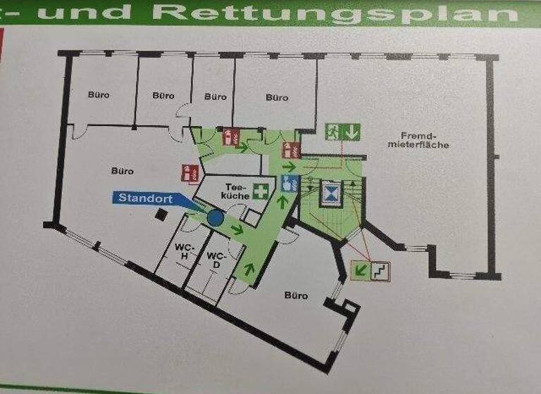 Bürofläche zur Miete provisionsfrei 12 € 197 m² Bürofläche DÜSSELDORFER STR 14 Bahnhofsviertel Frankfurt am Main 60329