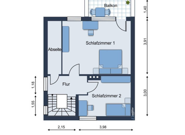 Doppelhaushälfte zum Kauf 319.000 € 4 Zimmer 98 m² 437 m² Grundstück Friedhofsallee 36 St. Lorenz Nord Lübeck 23554