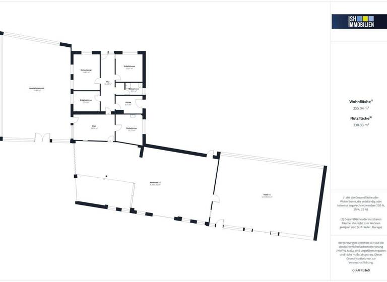 Lagerhalle zur Miete 3.100 € 185 m² Lagerfläche Basbeck Hemmoor 21745