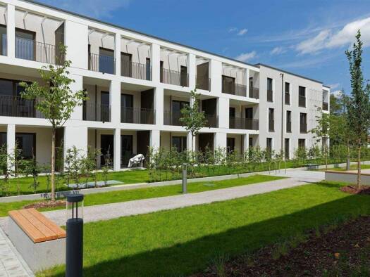 Studio zum Kauf - Erstbezug provisionsfrei 337.800 € 1 Zimmer 36,5 m² 1. Geschoss Hausener Holzweg 2a Heimstetten Kirchheim bei München 85551