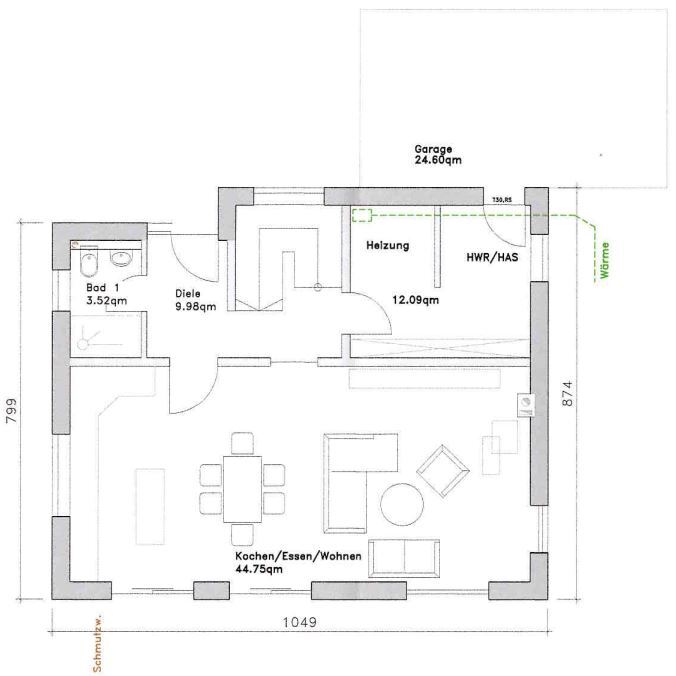 Einfamilienhaus zum Kauf 469.000 € 4 Zimmer 127 m²<br/>Wohnfläche 718 m²<br/>Grundstück Bollewick Bollewick 17207