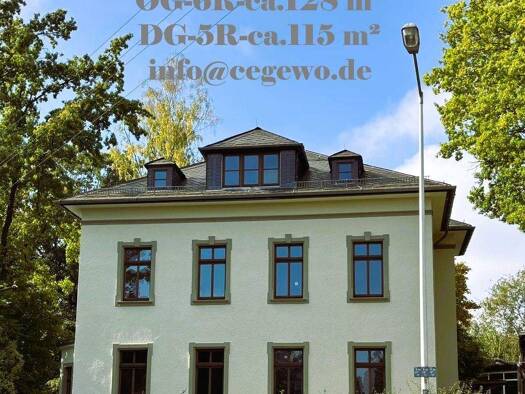 Wohnung zur Miete 1.080 € 6 Zimmer 119,2 m² 1. Geschoss Oberfrohnaer Straße 33 Reichenbrand Chemnitz 09117
