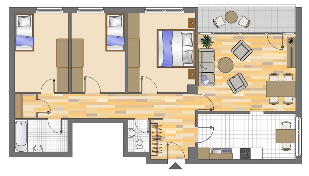 Wohnung zum Kauf provisionsfrei 190.000 € 4 Zimmer 97 m²<br/>Wohnfläche ab sofort<br/>Verfügbarkeit Zwickauer Straße Karthause Flugfeld 5 Koblenz 56075