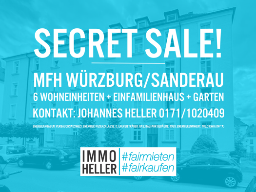 Mehrfamilienhaus zum Kauf 1.850.000 € 20 Zimmer 731,8 m² 850 m² Grundstück Sanderau Würzburg 97072