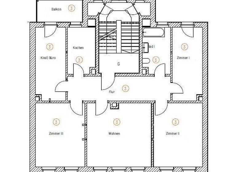 Wohnung zum Kauf provisionsfrei 341.800 € 5 Zimmer 117 m² 2. Geschoss Großzschocher Leipzig 04249