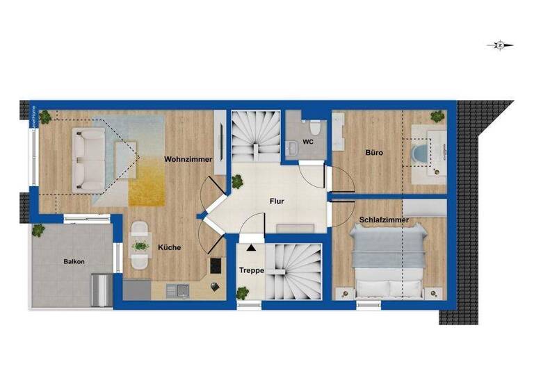 Maisonette zum Kauf 399.000 € 4 Zimmer 96 m² 1. Geschoss Hiltrup Münster 48165