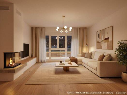 Penthouse zum Kauf - Erstbezug 4 Zimmer 98,5 m² 3. Geschoss Sennereistraße 1 Fügen 6263