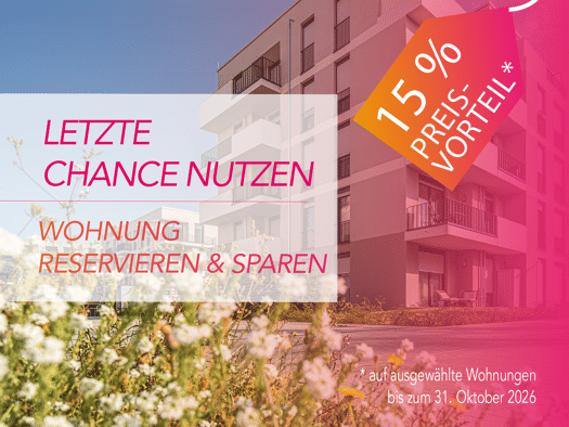 Terrassenwohnung zum Kauf - Neubau provisionsfrei 450.000 € 4 Zimmer 100 m² EG frei ab sofort Parkvorstadt Weimar 99423