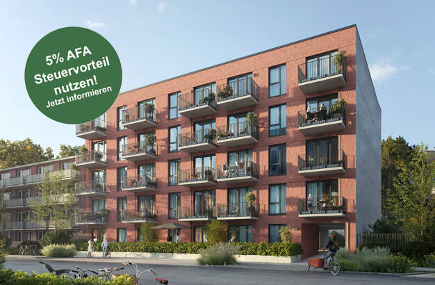 Wohnung zum Kauf - Neubau provisionsfrei 489.000 € 2 Zimmer 55,2 m² 1. Geschoss Tiedemannstraße 20 Stellingen Hamburg 22525