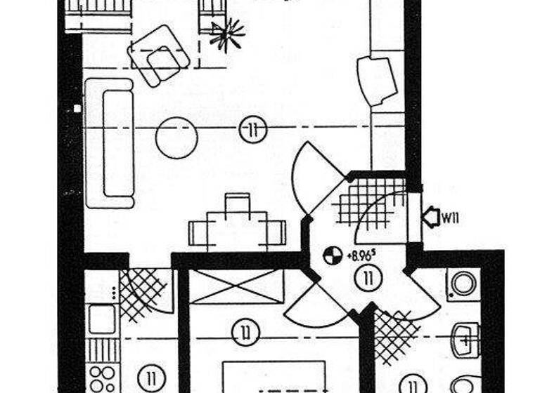 Wohnung zum Kauf 52.600 € 2 Zimmer 43,9 m² 3. Geschoss Virchowplatz 3 Marienthal Zwickau 08060
