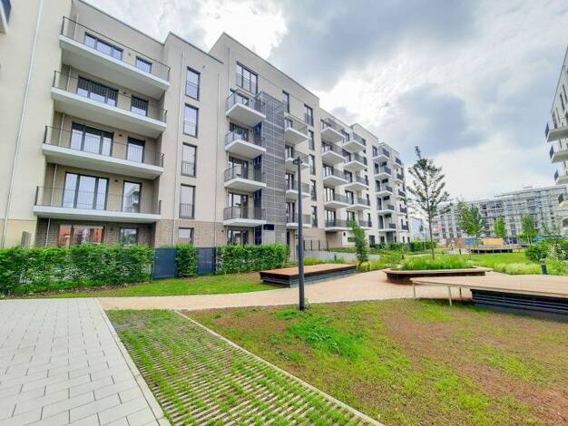 Wohnung zur Miete - Erstbezug 1.936 € 4 Zimmer 105,7 m² 3. Geschoss frei ab 16.07.2025 Goldina-Hirschberg-Straße 2 Bockenheim Frankfurt-Bockenheim 60486