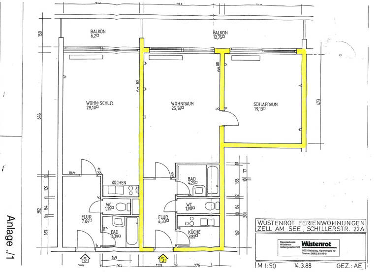 Wohnung zum Kauf 295.000 € 2 Zimmer 61,1 m² 1. Geschoss Zell am See 5700