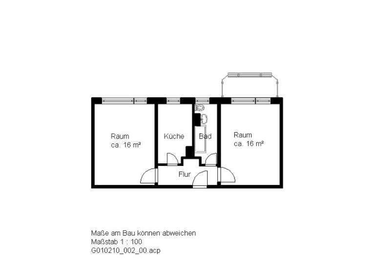 Wohnung zur Miete 351 € 2 Zimmer 48,7 m² 1. Geschoss frei ab 01.07.2026 Paul-Suhr-Str. 56 Südstadt Halle (Saale) 06130
