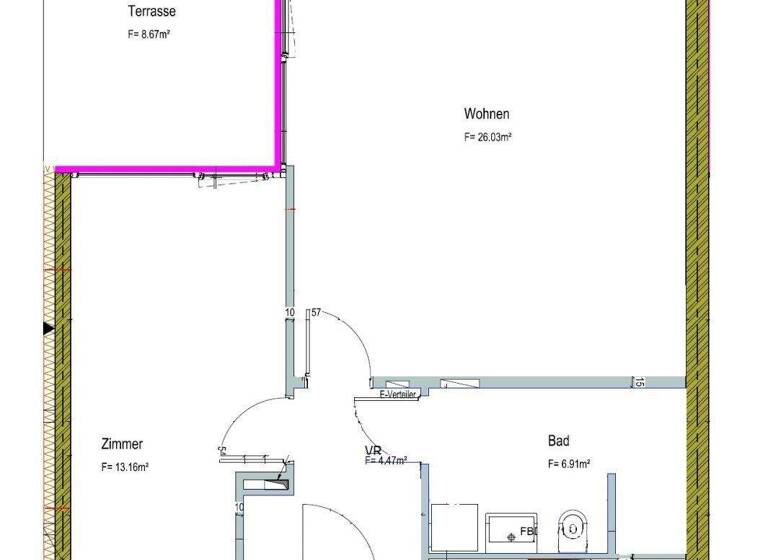 Wohnung zur Miete 557 € 2 Zimmer 50,6 m² EG Oeverseegasse 20 Gries Graz 8020