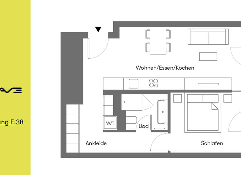 Wohnung zur Miete 1.550 € 2 Zimmer 50,2 m² 2. Geschoss Friedrichshain Berlin 10245