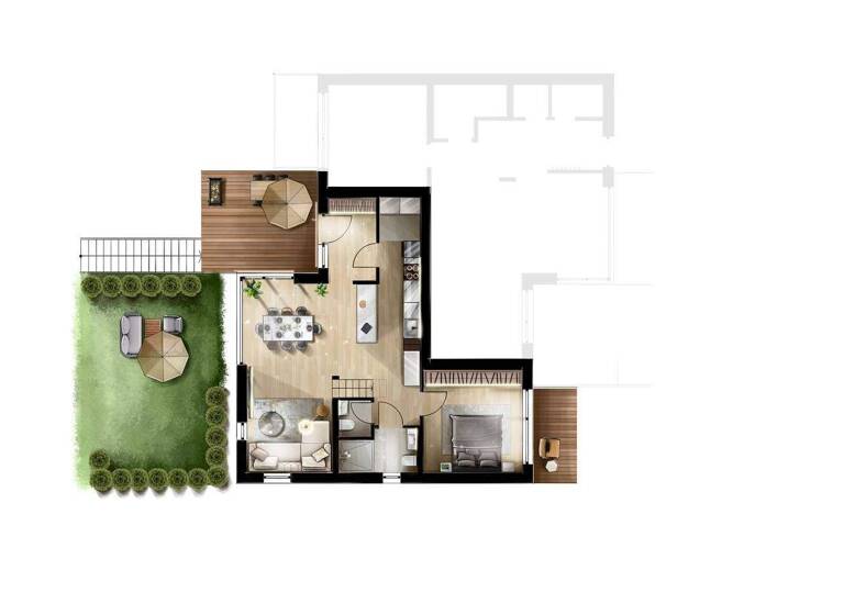 Wohnung zum Kauf - Erstbezug provisionsfrei 466.500 € 4 Zimmer 103,6 m² Oberwiehl Wiehl 51674