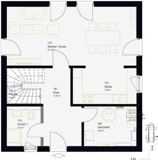 Einfamilienhaus zum Kauf provisionsfrei 355.990 € 5 Zimmer 135 m²<br/>Wohnfläche 408 m²<br/>Grundstück Venrath Erkelenz 41812