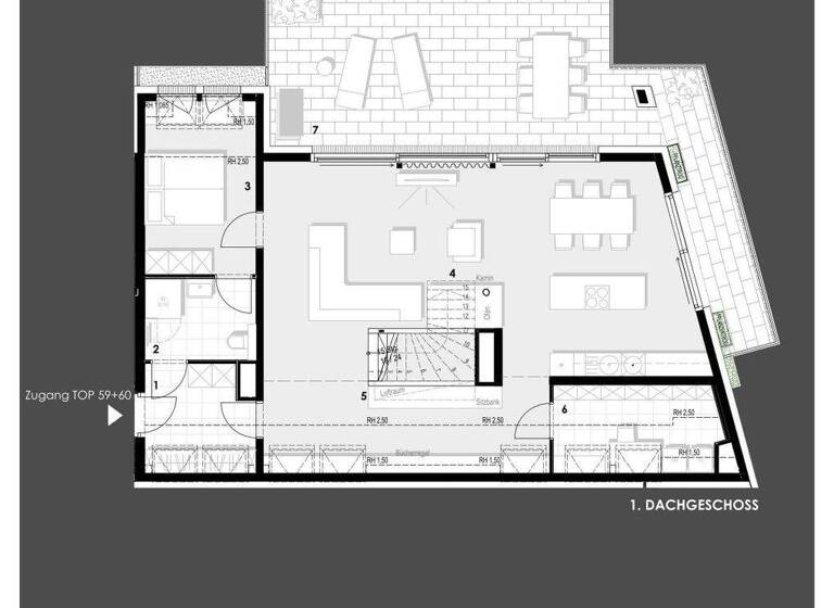 Wohnung zum Kauf - Erstbezug 1.614.900 € 4 Zimmer 157,3 m² 6. Geschoss Stoffellagasse 7 Wien 1020