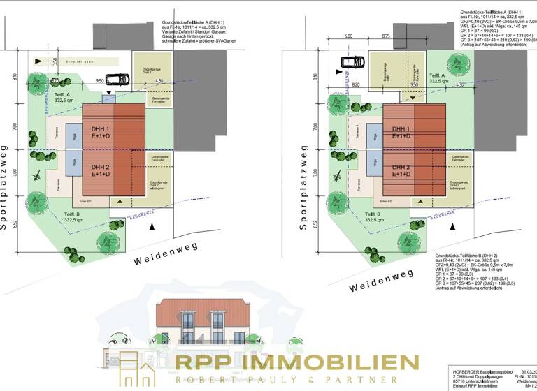 Grundstück zum Kauf 650.000 € 332 m² Grundstück Lohhof Unterschleißheim 85716