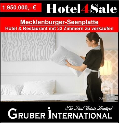 Hotel zum Kauf 1.950.000 € 32 Zimmer 420 m² Gastrofläche 4.696 m² Grundstück Sembzin Klink 17192