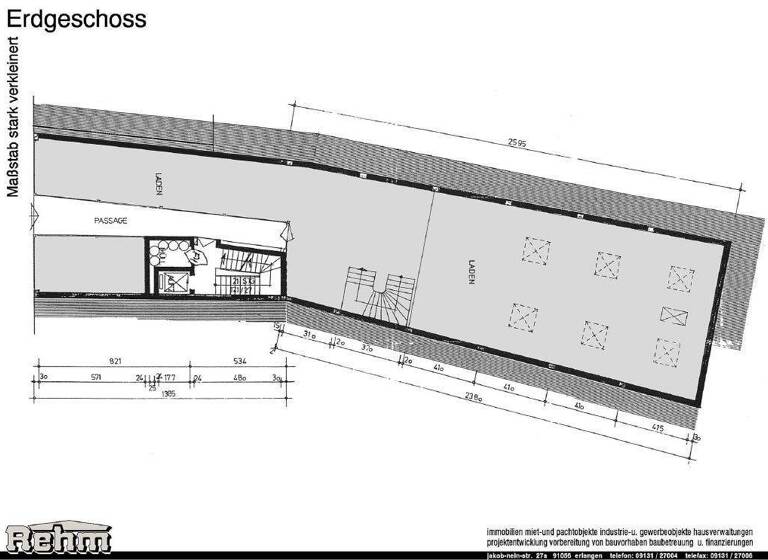 Laden zur Miete 8,46 € Innenstadt Erlangen 91052