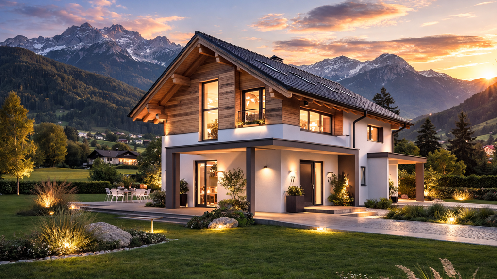 Doppelhaushälfte zum Kauf provisionsfrei 697.430 € 4 Zimmer 142 m² 390 m² Grundstück Ruhpolding 83324