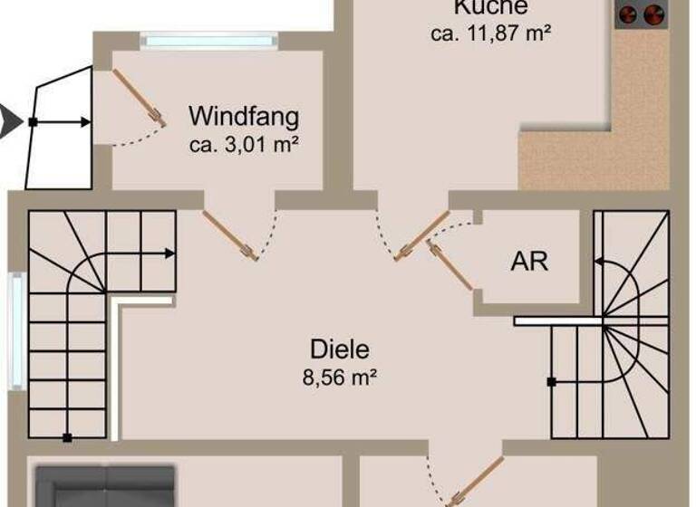 Doppelhaushälfte zum Kauf 150.000 € 6 Zimmer 118,2 m² 600 m² Grundstück Schillerstraße 40 Sandersdorf Sandersdorf-Brehna 06792