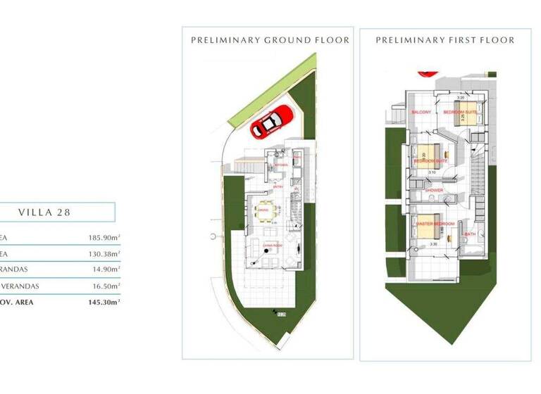 Villa zum Kauf provisionsfrei 849.000 € 4 Zimmer 145,3 m² 185,9 m² Grundstück Pegeia (Coral Bay) 8575