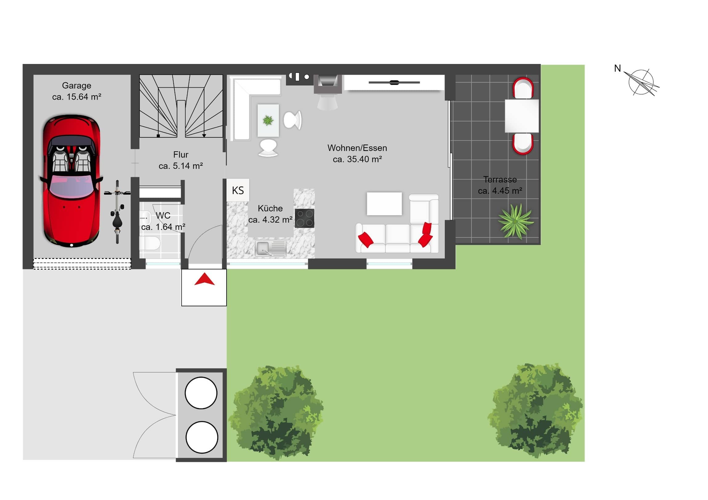 Doppelhaushälfte zum Kauf 949.000 € 4 Zimmer 115 m²<br/>Wohnfläche 176 m²<br/>Grundstück Waldtrudering München 81827