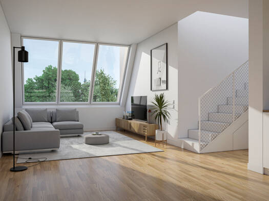 Penthouse zum Kauf - Erstbezug 495.000 € 2 Zimmer 47,5 m² Herthastraße 11 Pankow Berlin 13189