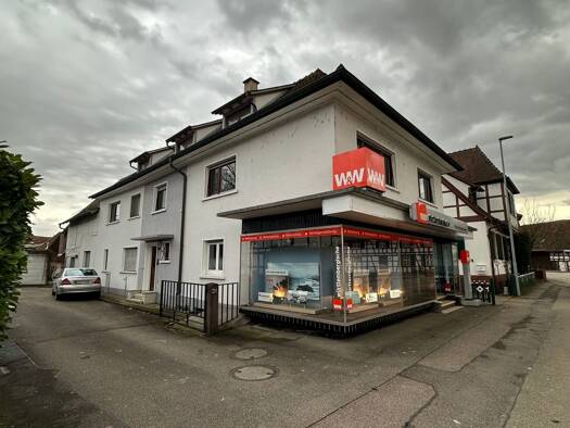 Gewerbeobjekt zum Kauf als Kapitalanlage geeignet 10,5 Zimmer 190 m² 827 m² Grundstück Freiburger Straße 31 Auenheim Kehl 77694