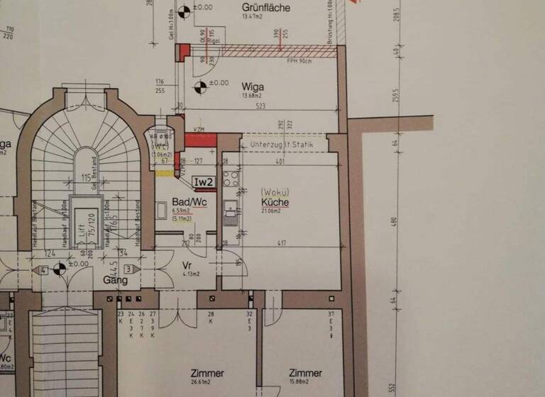 Wohnung zum Kauf 759.900 € 3 Zimmer 88 m² 1. Geschoss Wien 1040
