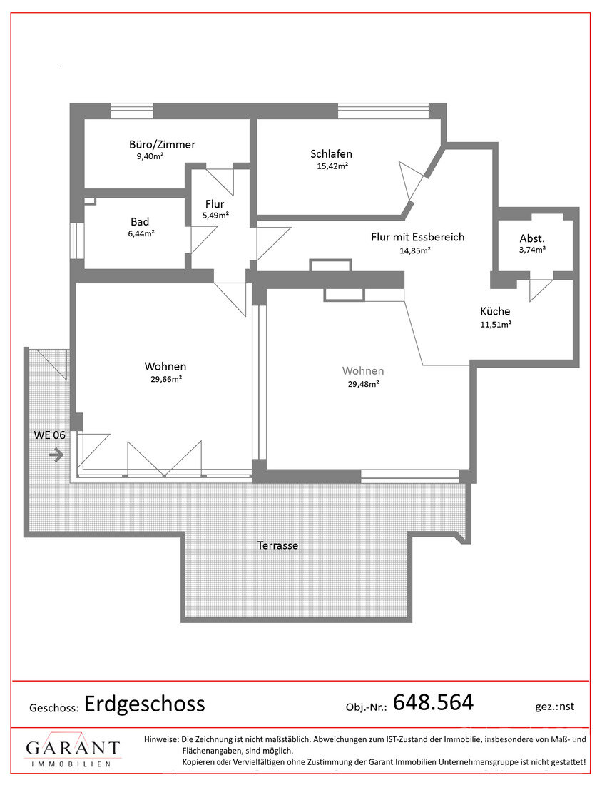 Terrassenwohnung zur Miete 1.390 € 4 Zimmer 146 m²<br/>Wohnfläche 1.<br/>Geschoss Peisserstraße Ingolstadt 85053