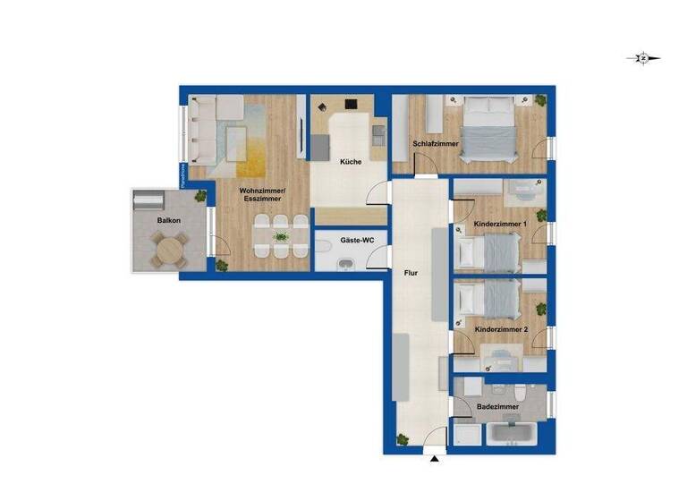 Wohnung zum Kauf 729.000 € 4 Zimmer 100 m² 1. Geschoss Dachau 85221