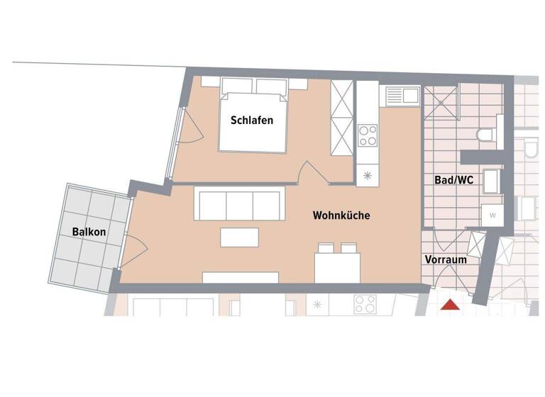 Wohnung zum Kauf - Erstbezug 295.400 € 2 Zimmer 46,5 m² 2. Geschoss Wien 1230