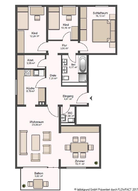 Wohnung zum Kauf 729.900 € 4,5 Zimmer 116 m²<br/>Wohnfläche 1.<br/>Geschoss Solln München 81477