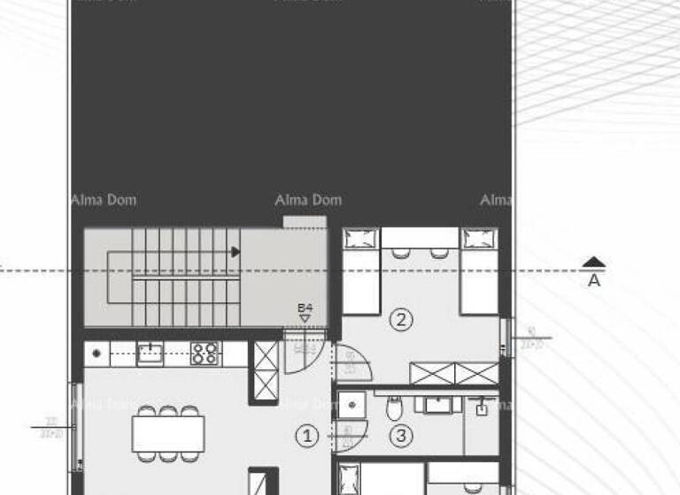 Wohnung zum Kauf 353.025 € 3 Zimmer 87 m² 1. Geschoss Fazana
