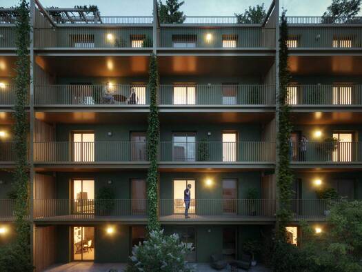 Wohnung zur Miete - Erstbezug 1.230 € 2 Zimmer 59,9 m² 5. Geschoss frei ab sofort Rheinstr. 25a Darmstadt 64376