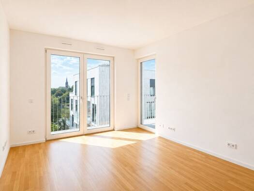 Wohnung zum Kauf - Erstbezug 449.000 € 2 Zimmer 47,2 m² 5. Geschoss frei ab 01.09.2026 Heerdt Stadtbezirk 4 40549