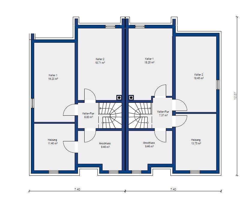 Doppelhaushälfte zum Kauf 449.500 € 5 Zimmer 130 m²<br/>Wohnfläche 270,9 m²<br/>Grundstück Spalt Spalt 91174