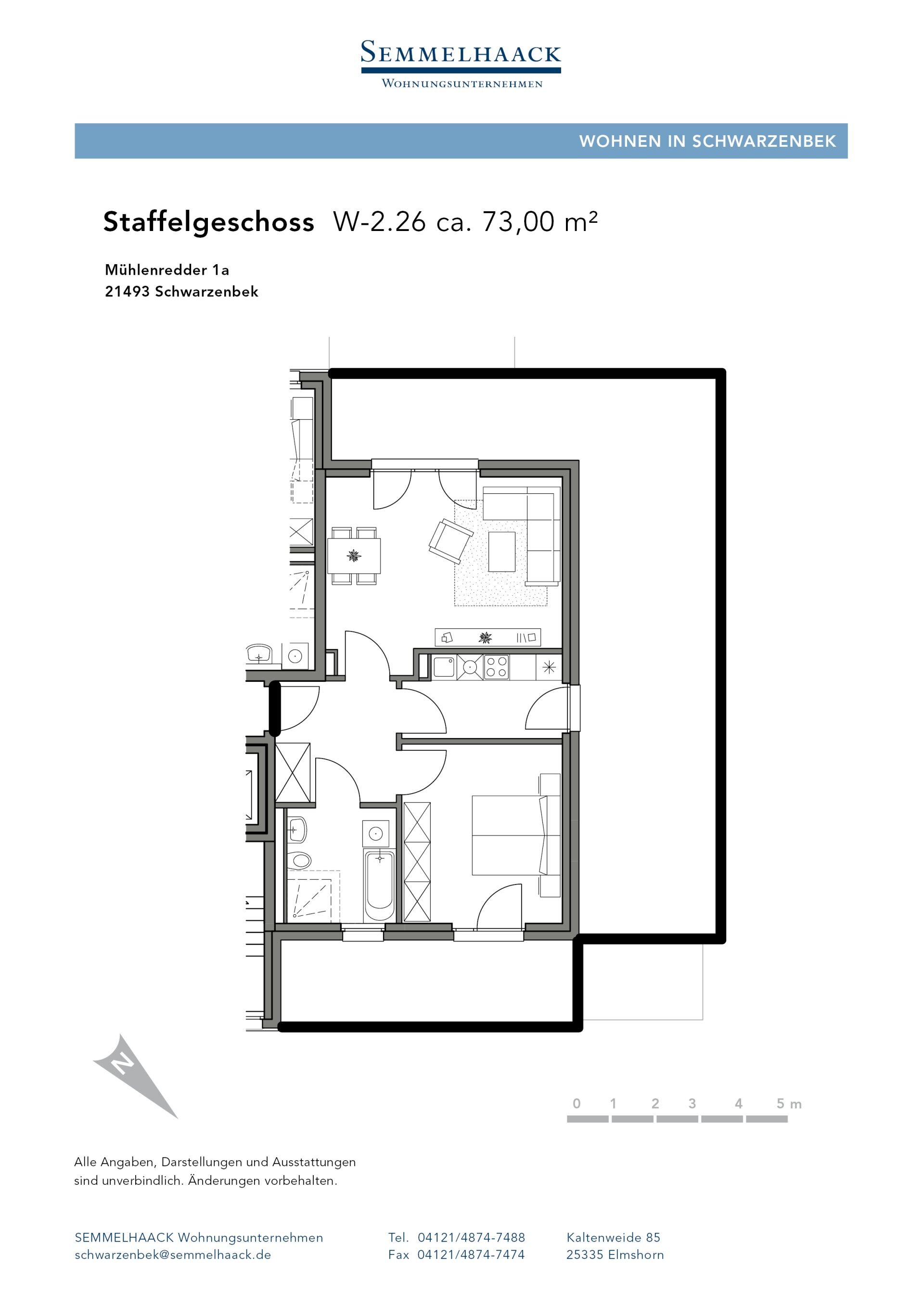 Studio zur Miete 770 € 2 Zimmer 73 m²<br/>Wohnfläche Mühlenredder 1b Schwarzenbek 21493