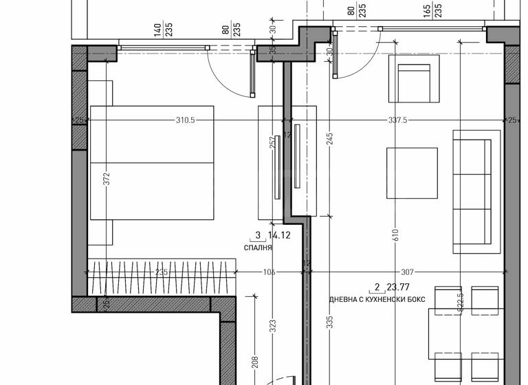 Studio zum Kauf 194.842 € 2 Zimmer 66,7 m² Sofia