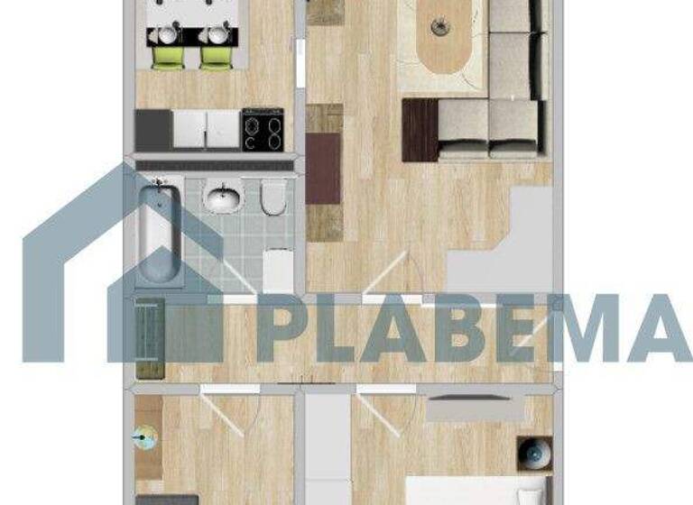 Wohnung zur Miete 431 € 3 Zimmer 59,8 m² 1. Geschoss frei ab 01.03.2026 Am Hafen 14 Lübz 19386