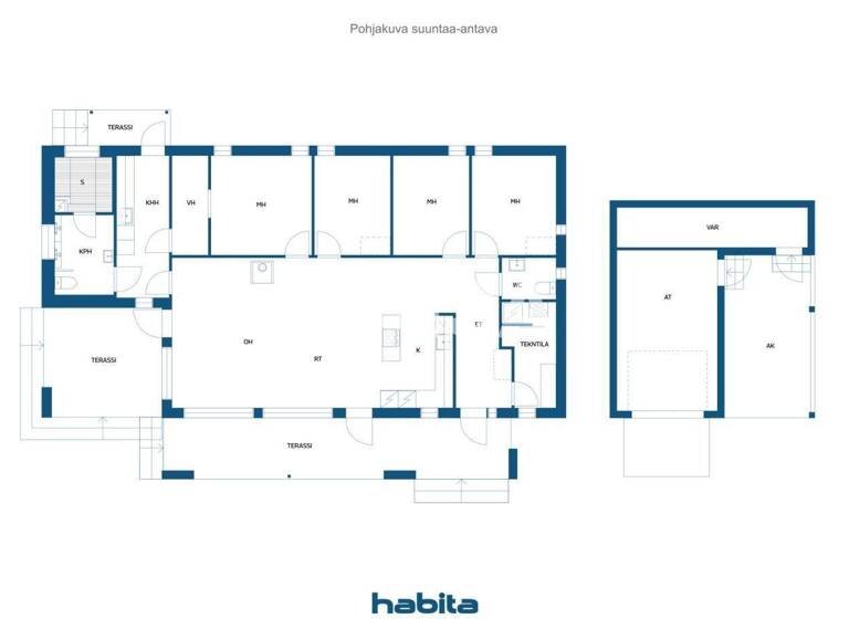 Einfamilienhaus zum Kauf 379.000 € 5 Zimmer 134,2 m² 905 m² Grundstück Pyyntimiehentie 17 Kempele 90450